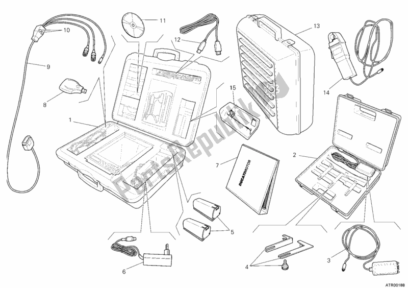 Toutes les pièces pour le Vérifier La Mathesis De L'instrument du Ducati Multistrada 620 Dark 2006 Toutes les pièces pour le Vérifier La Mathesis De L'instrument du Ducati Multistrada 620 Dark 2006